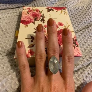 Women’s sterling silver statement  ring